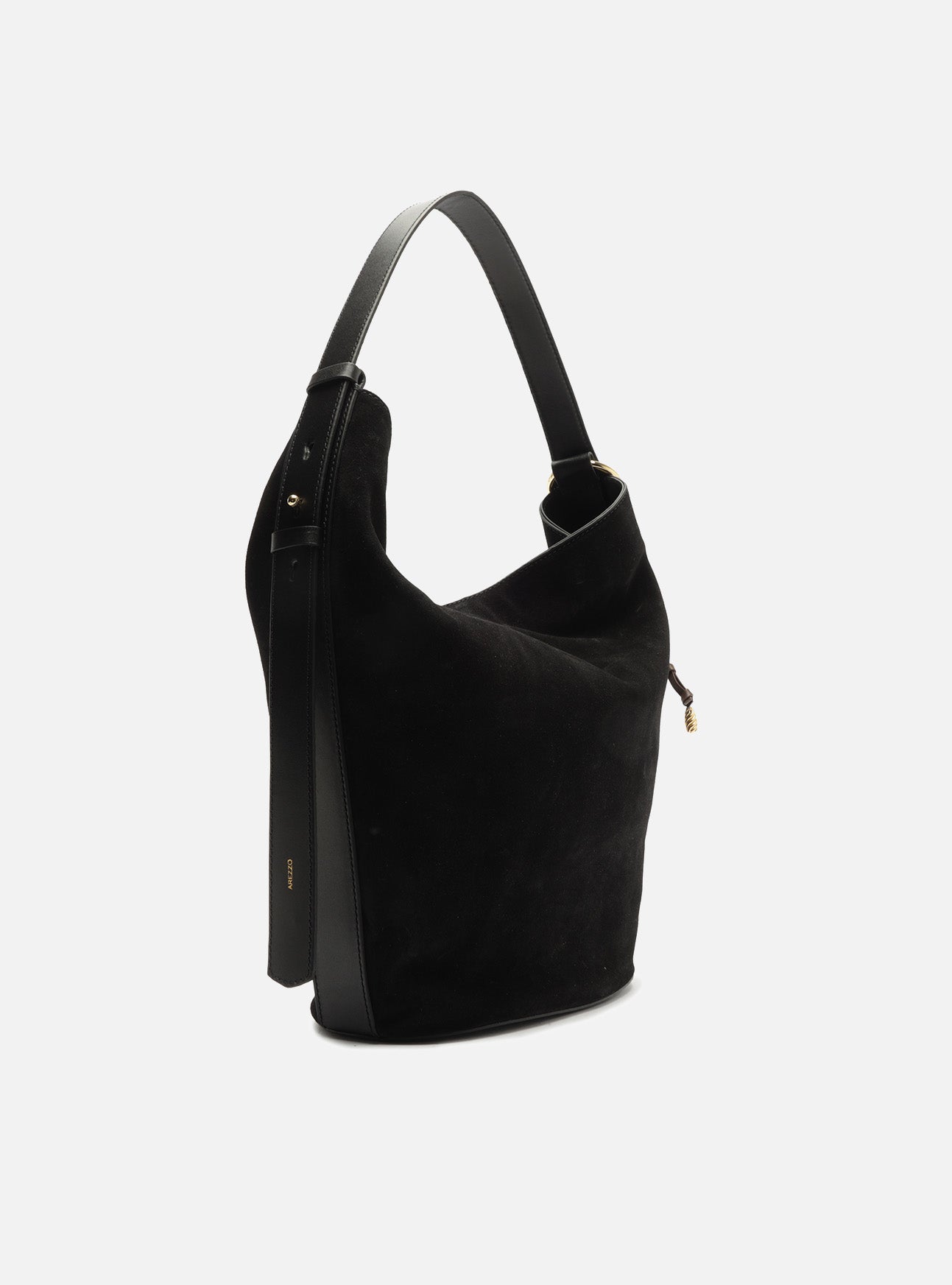 Simone Large Suede Hobo Leather Handbag Handbags S/26