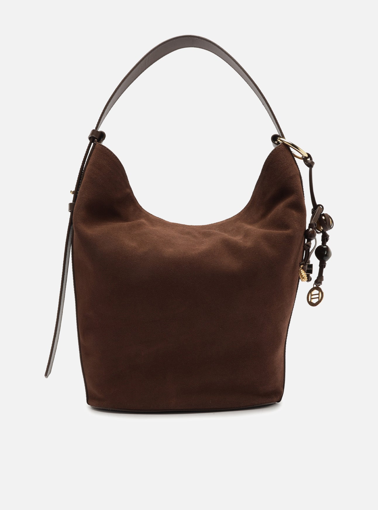 Simone Large Suede Hobo Leather Handbag Handbags S/26