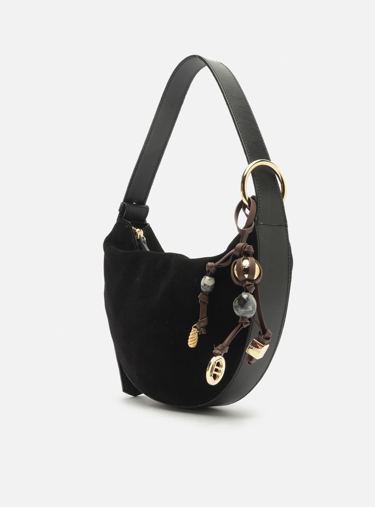 Simone Medium Suede Shoulder Bag Leather Handbag Handbags S/26