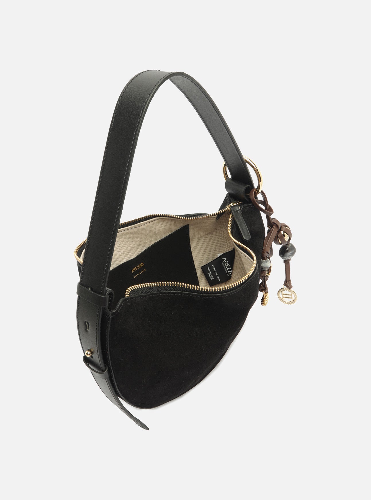 Simone Medium Suede Shoulder Bag Leather Handbag Handbags S/26