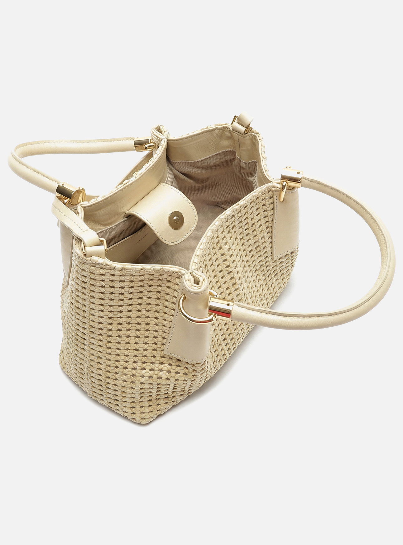 Eva Medium Leather Tote Handbags Pre Fall 26