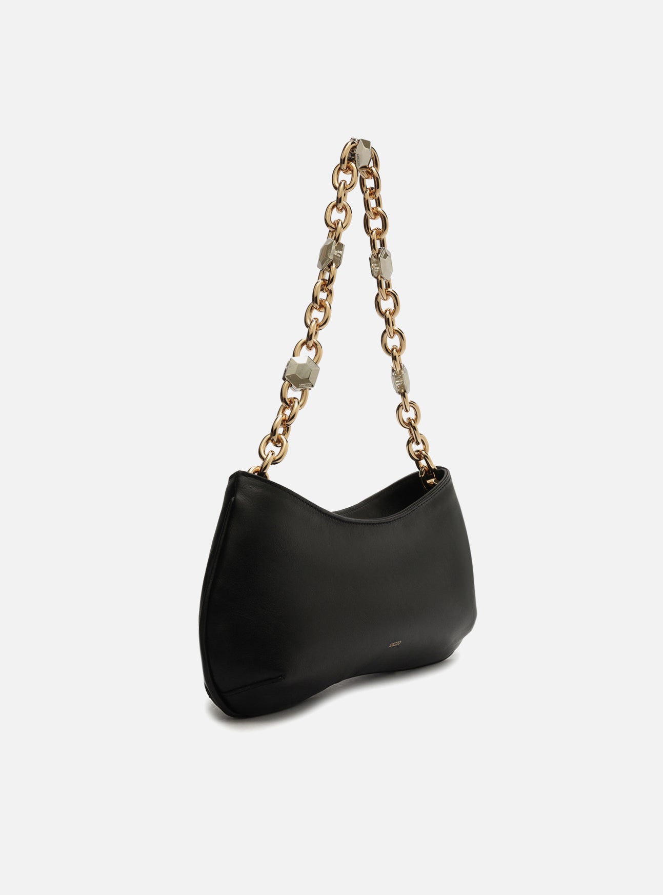 Luna Leather Small Baguette Handbag F/25