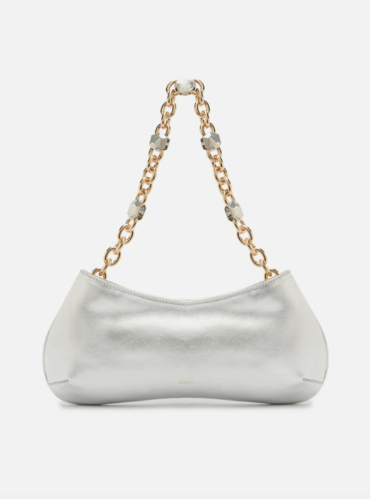 Luna Small Leather Baguette Handbags F/25