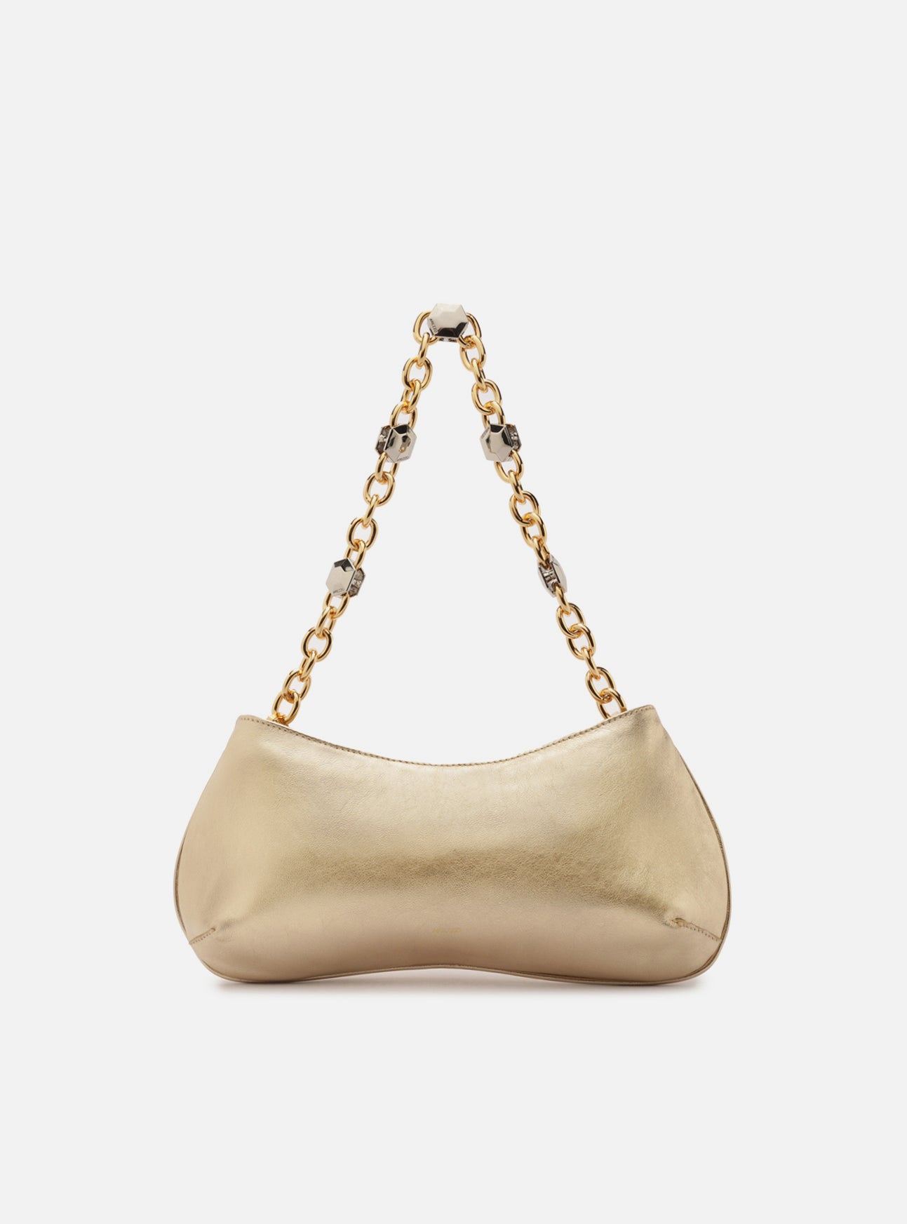 Luna Small Leather Baguette Handbags F/25