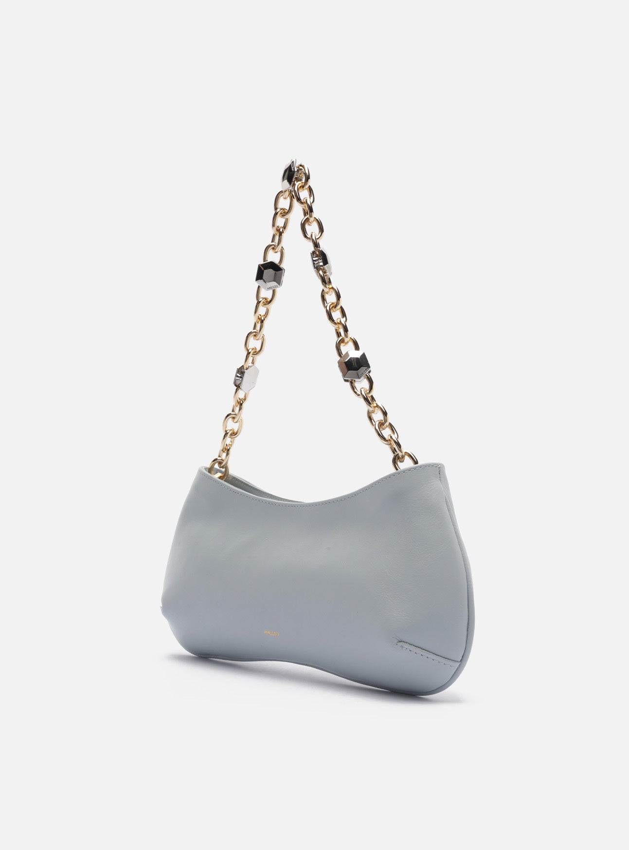 Luna Small Leather Baguette Handbags U/26
