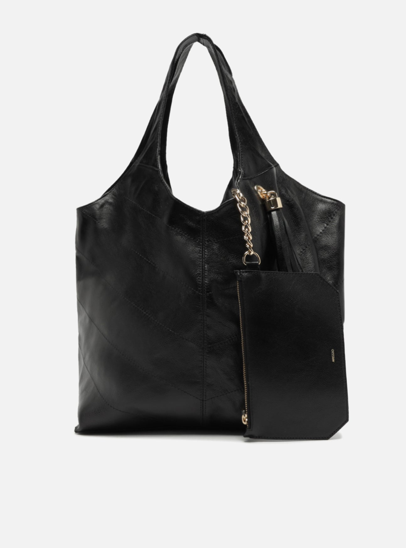 Sonya Large Hobo Leather Handbag Handbags R/26