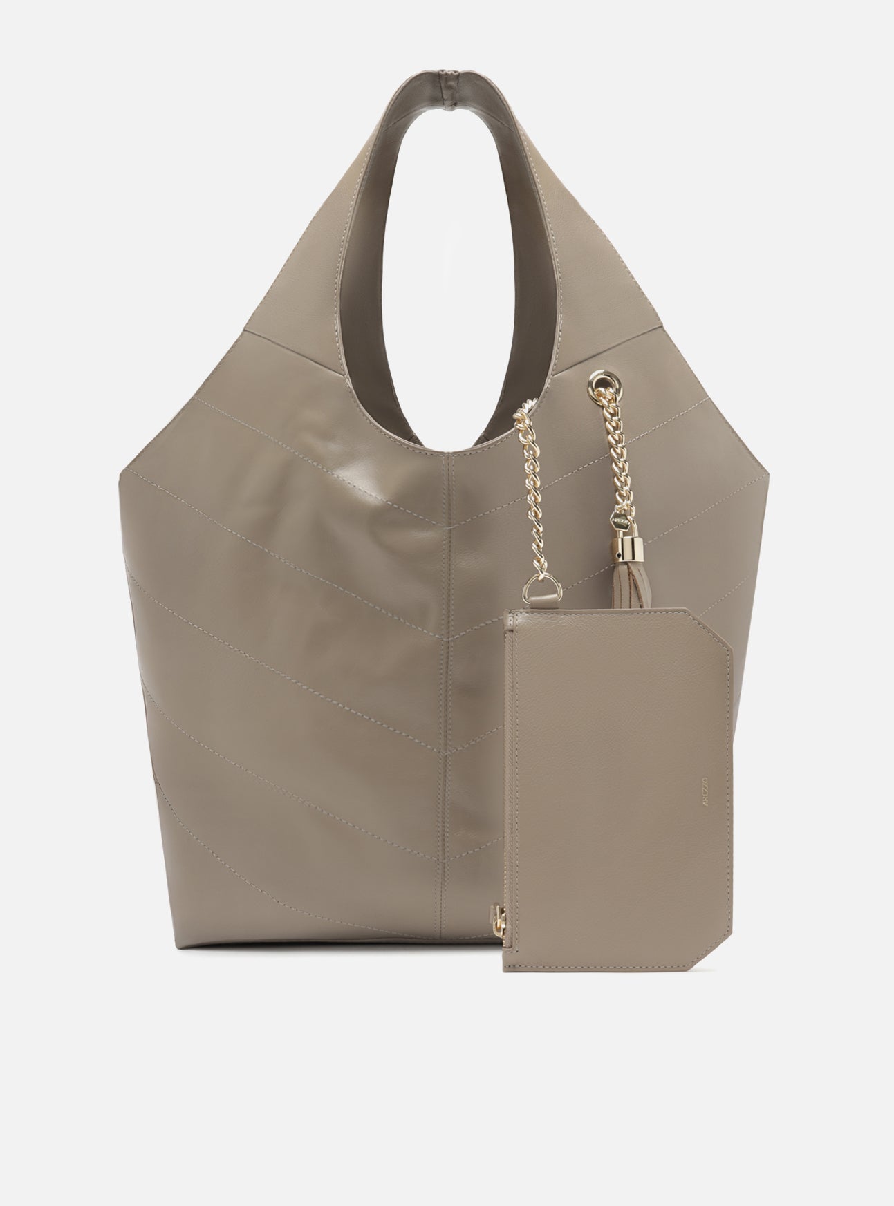 Sonya Large Hobo Leather Handbag Handbags R/26