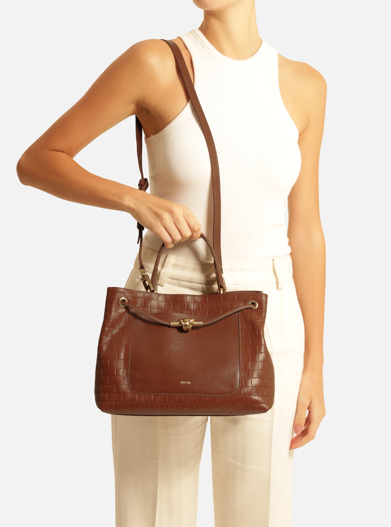 Delphine Knot Large Shopping Bag Handbag F/25