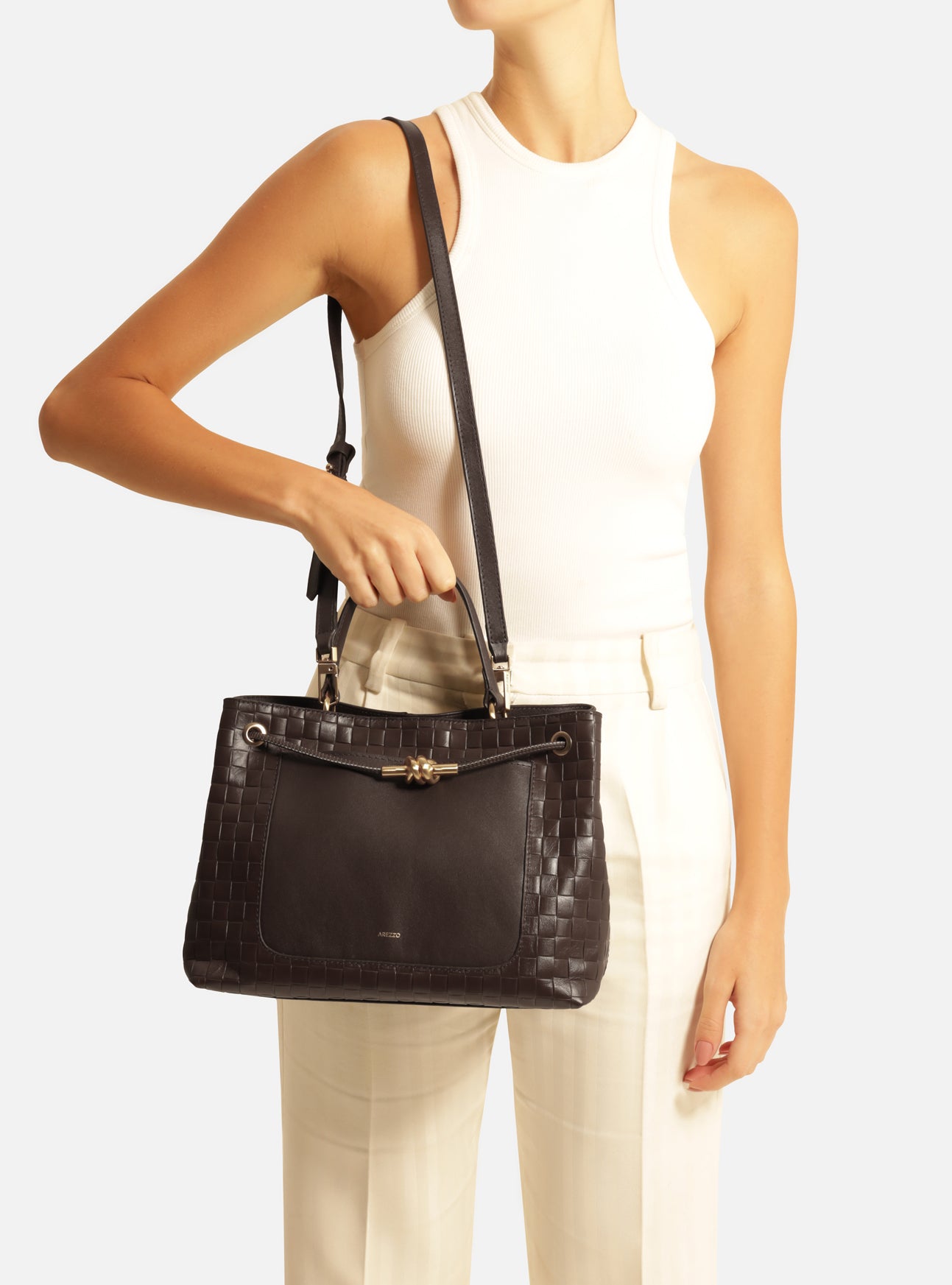 Delphine Knot Large Shopping Bag Handbag F/25