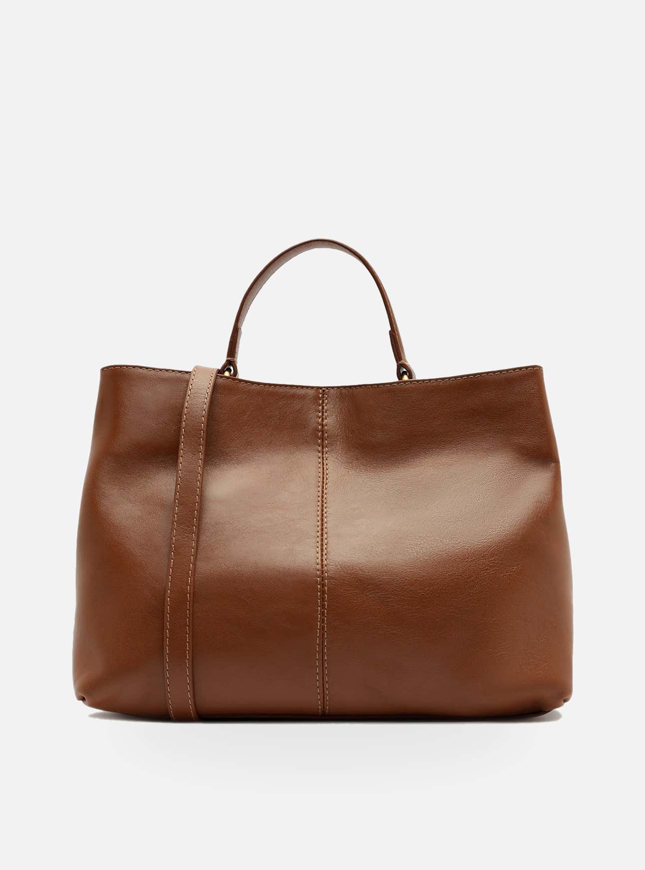 Delphine Large Leather Shopping Bag Handbags Fall 26