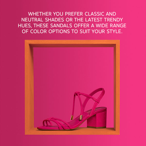 Camila Discover the Camila Mid Block Sandal by Arezzo Today!