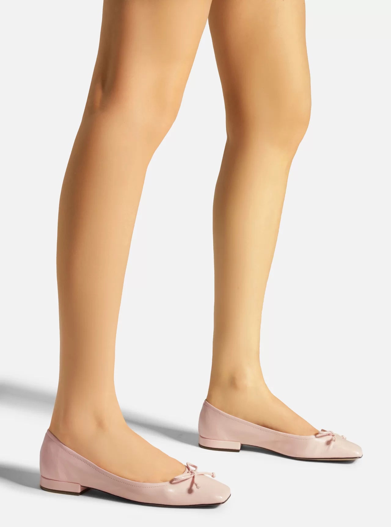 Jolie Pink Leather Ballet Shop Ballet Flats Arezzo
