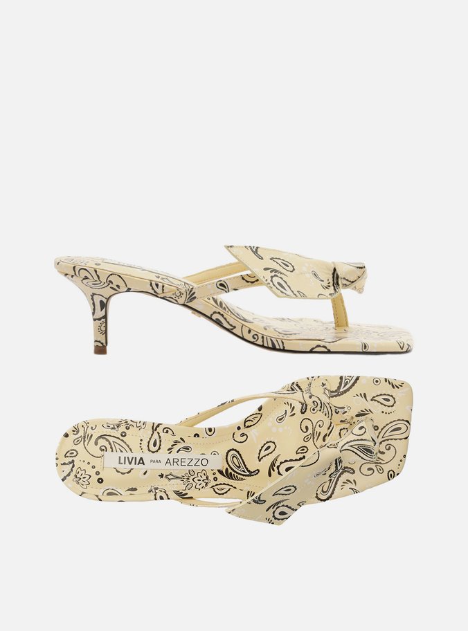 Lidia Mid Stiletto Paisley Sandal Sandal FALL 24