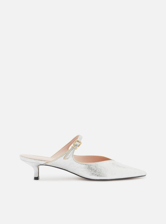 Annabelle Leather Mule Pumps RESORT 25