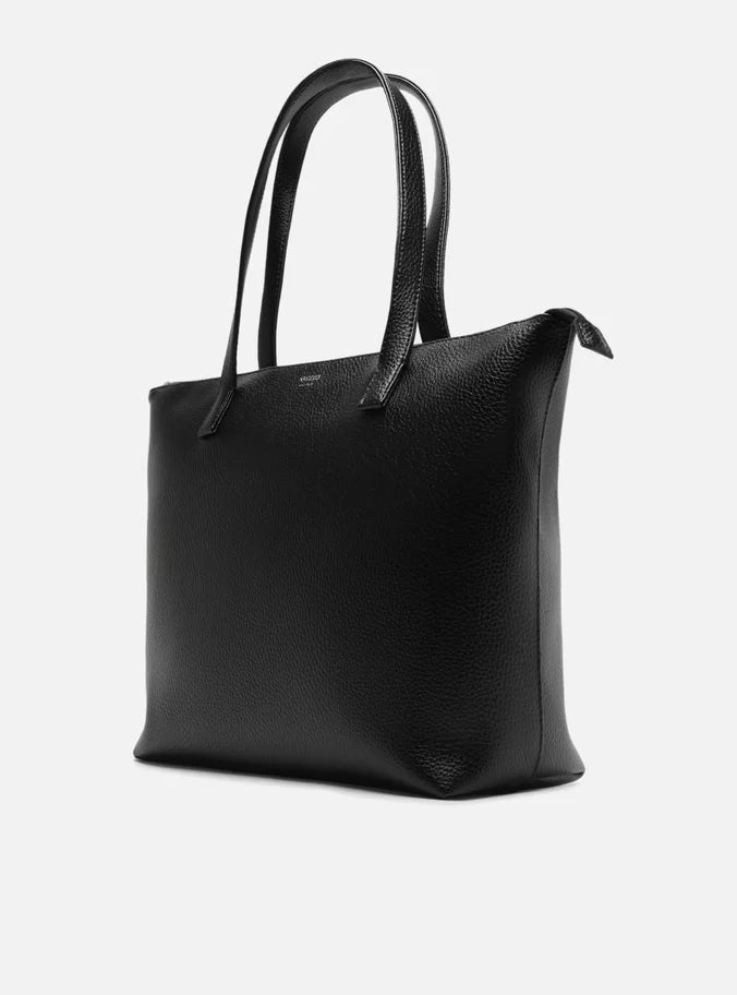 Large black shopping bag hot sale