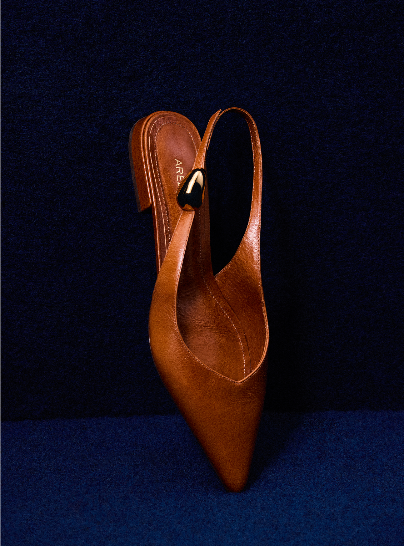 Farrah Ballet Leather Flat Ballerinas F/25