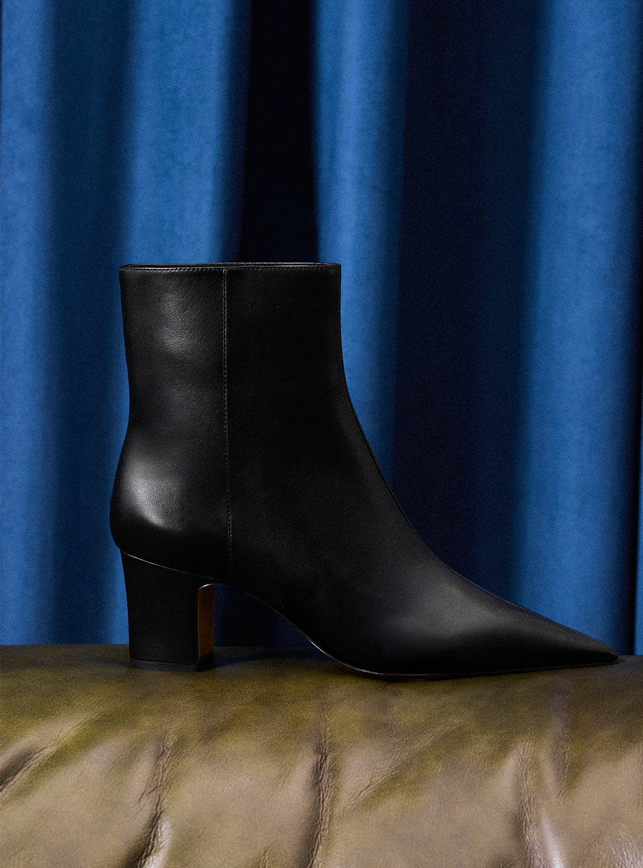 Jenna Mid Block Eco Leather Boot Boot F/25