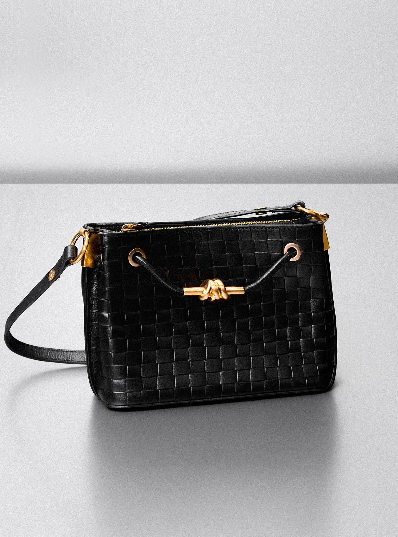 Delphine Knot Medium Crossbody Handbag F/25