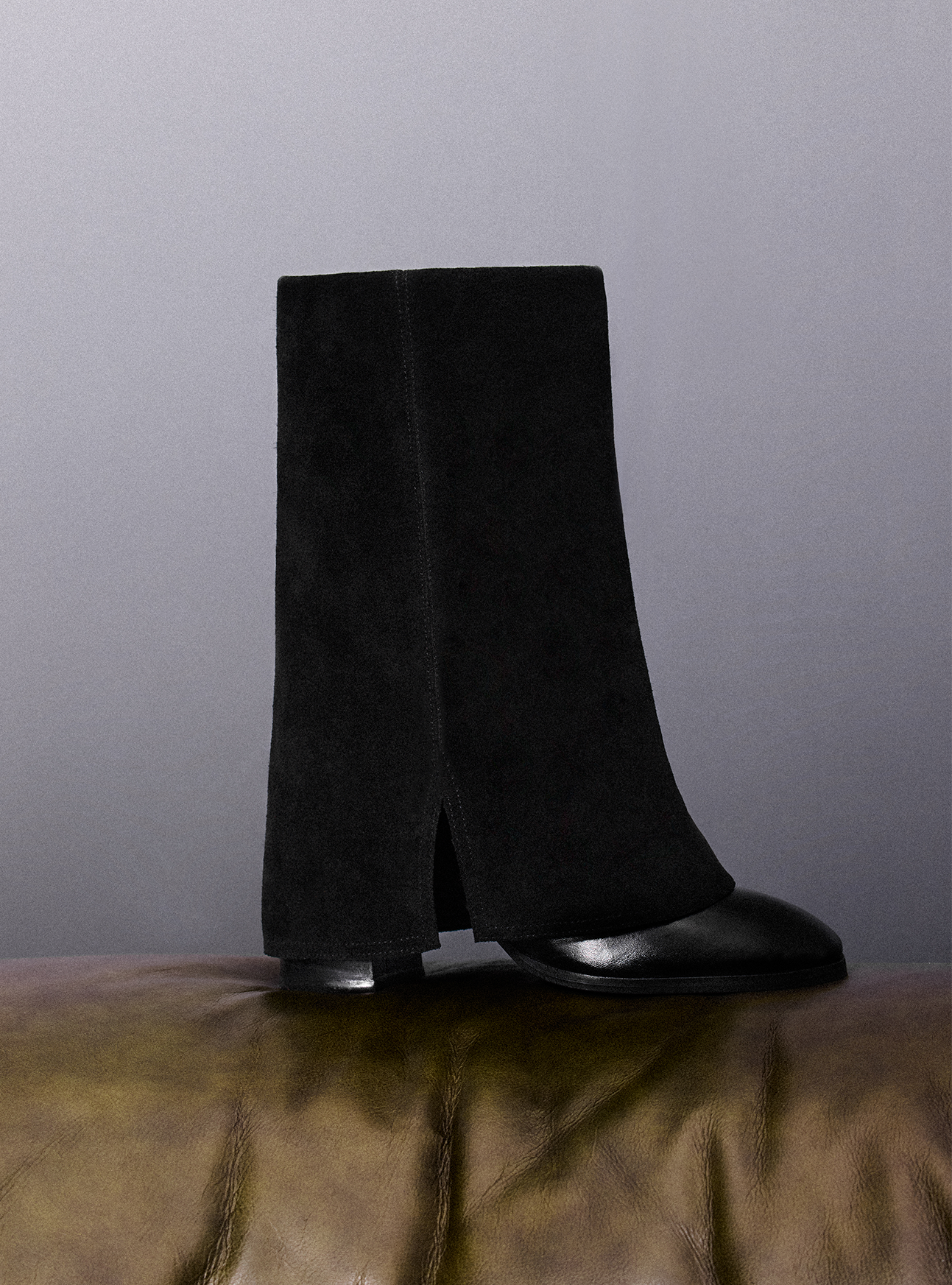 Harper Mid Block Leather Boot Boot F/25