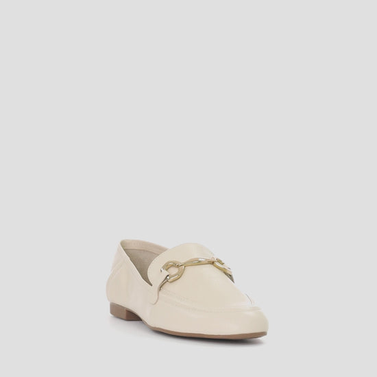 Emma White Leather Loafer Loafer ESSENTIAL