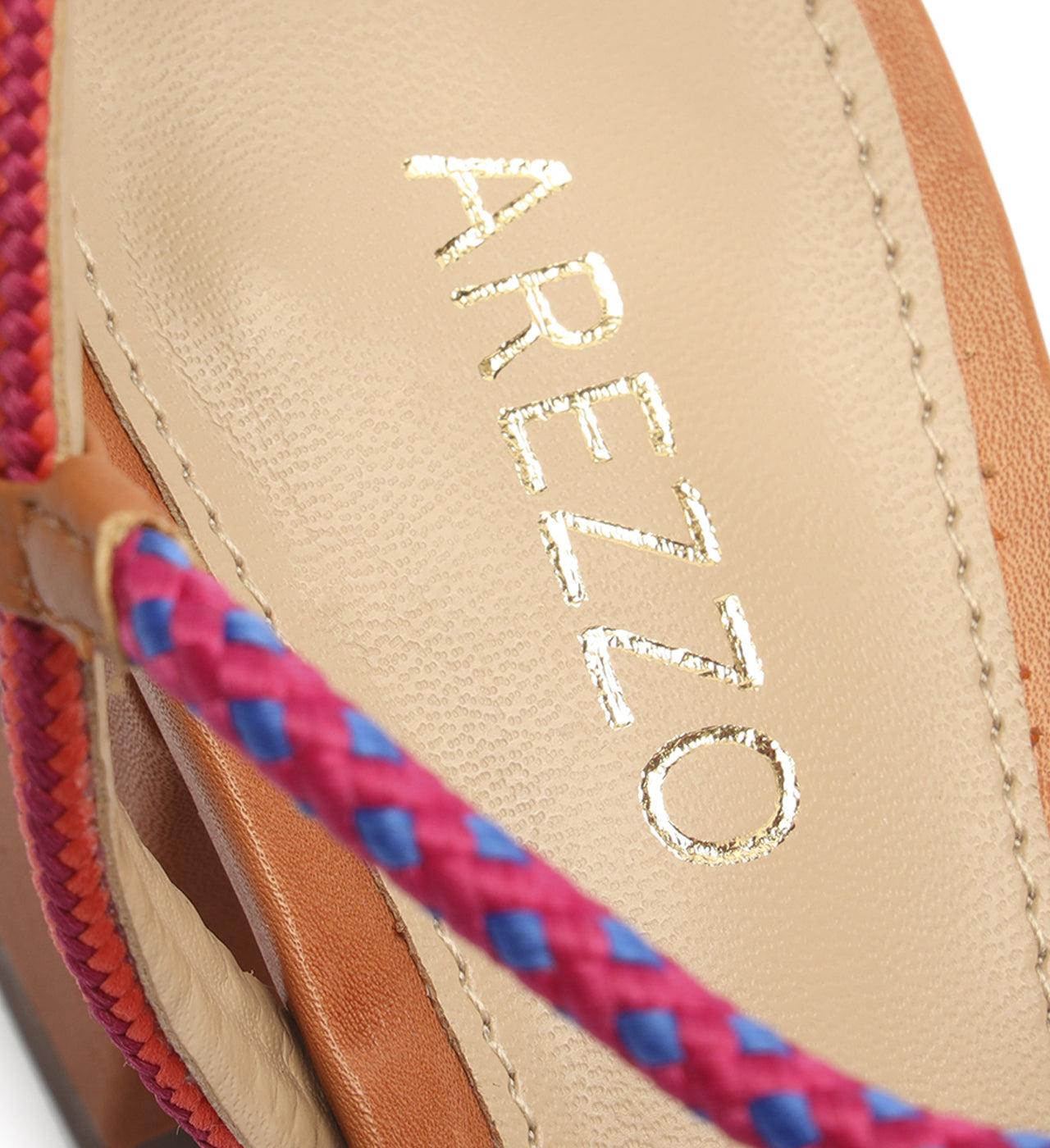 Multicolor Synthetic Camila Mid Block Sandal Back Close Up