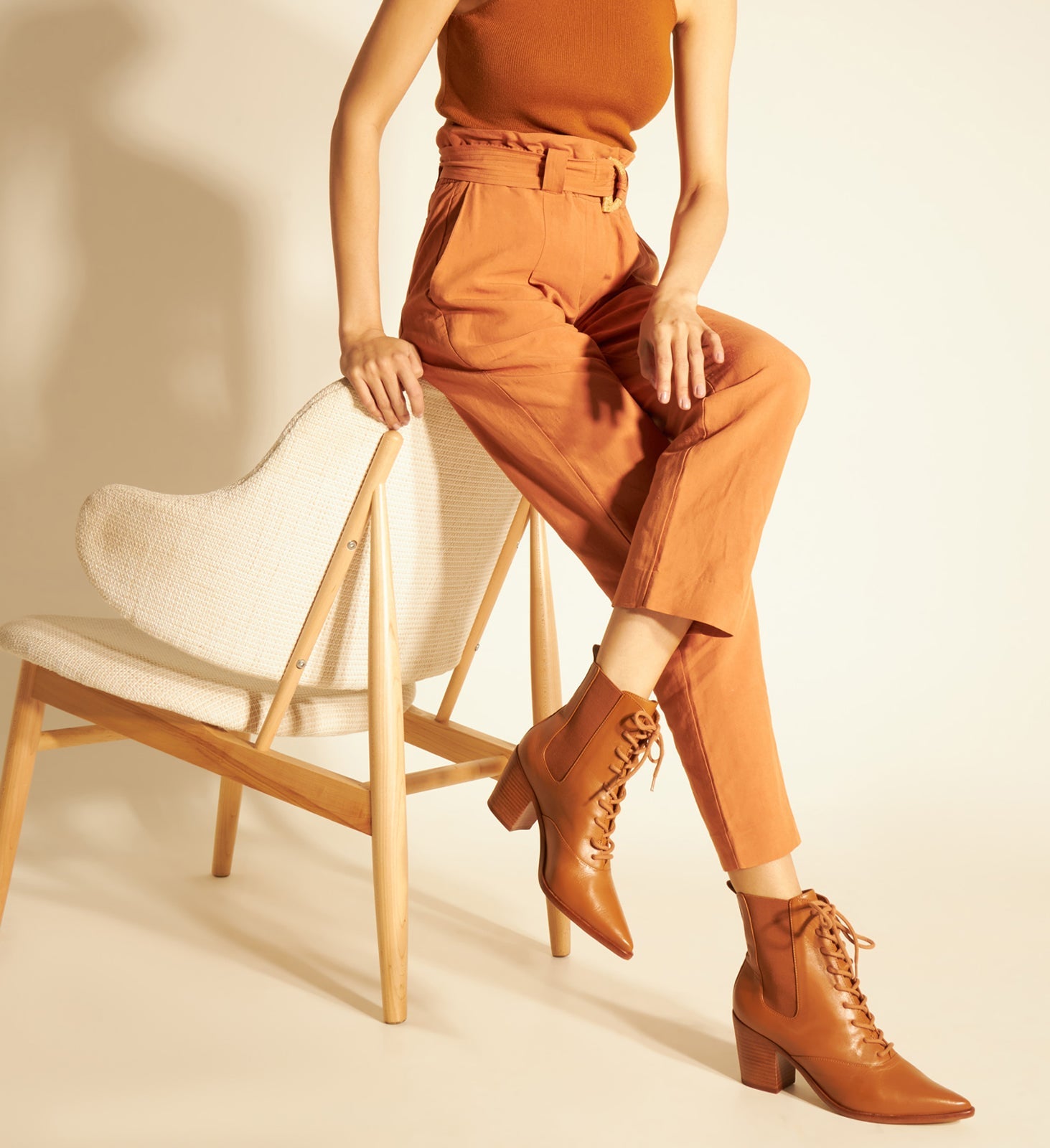 Victorian Leather Bootie Bootie FALL 21